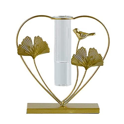 Furn Aspire Metal Centerpiece Iron Arch Flower Vase for Office Home Decoration and Environment (Note: Plants & Decorative Objects Not Included). (Love)