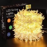 Gesto Warm White Led Serial String Lights – Waterproof Copper Wire Golden Lights for Home Decoration | Yellow Light for Diwali Decoration,Lights for Balcony Outdoor,Christmas – (19 Meter | Pack of 1)