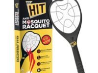 HIT Anti Mosquito Racquet | 6 months Warranty | Rechargeable Mosquito Killer Bat with LED Light | Charge Before Use