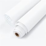 HOME13™ Vinyl Matte White Self Adheisve Waterproof Wallpaper for Cabinet Countertop (24x150 Inch)