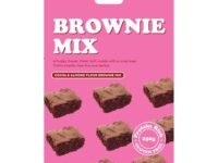 Happy Karma Cocoa Almond Chocolate Brownie Cake Mix, Fudgy, Moist & Soft Chocolate Cake, 3 Step Cake Mix, Healthy Dessert for Kids & Adults, Vegan, Keto Friendly, Gluten Free, Grain Free - 250g