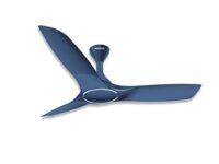 Havells 1250mm Stealth Air Ceiling Fan | Aerodynamic blades for silent operation, Superior Air Delivery | Dust Resistant , the most slient fan with Premium look and finish | (Pack of 1, Indigo Blue)