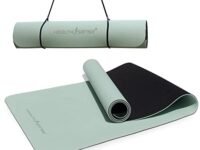 HealthSense Yoga Mat for Women & Men | Exercise Gym Mat TPE Material, Anti-Slip Design, 5mm Thick, Dual Color