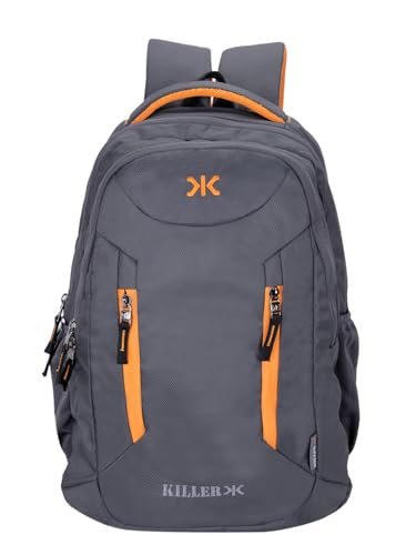 KILLER Derby 38L Large Laptop Backpack With 2 Compartments Polyester Travel Backpack