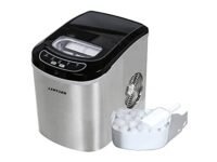 LEONARD USA Ice Maker Machine Stainless Steel Automatic with Inverter Technology, Makes Instant Bullet Ice Cubes in 7-9 Minutes, 26 lbs/day (Based on American Technology) (LEUSAICM5)