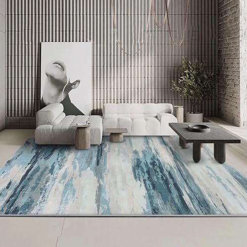 LEVGRY Marble Pattern Round Area Rug,Non-Slip Area Rug Accent Distressed Throw Rugs Floor Carpet for Living Room Bedrooms Laundry Room Decor || Pack of 1 (M3)