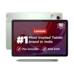 Lenovo Tab M11 with Pen| Wi-Fi Connectivity| 8 Gb Ram, 128 Gb ROM|11 Inch Screen| 90 Hz, 72% Ntsc, Fhd Display| Quad Speakers with Dolby Atmos|Octa-Core Processor |13 Mp Rear Camera,White