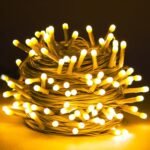 Lexton 36 Feet Long 40 LED Power Pixel Serial String/Fairy Light | Plug Sourced | Suitable for Home & Outdoor Decoration, Diwali, Christmas, Ramadan, Wedding, Party, Festival (Pack of 1 Warm White)