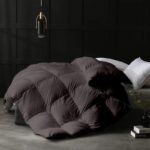 Razzai Single Comforter 500 GSM Winter Comforter Premium Collection Quilted Comforter (60" x 90" Inches/152cm x 228cm) - Single Bed Comforter|Dark Grey | Microfibre, Lightweight