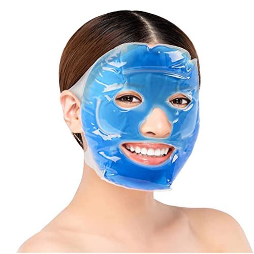 SIGNAMIO® Hot and Cold Cooling ice Relaxing Face Gel Mask for Cool therapy and Glowing Skin - Pack of 1