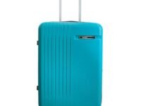 Safari New Hard Medium Size Speed_Wheel Trolley Bags 65Cm With Tsa Lock And 8 Wheels Pp Unbreakable Shell Luggage Bags (Blue), 66 Centimeters