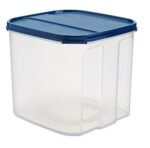 Signoraware 4.5 Litres Modular Multi-Purpose Plastic Containers with Lid for Kitchen Storage | Food Grade BPA Free Leak Proof | Spices Atta Grains and More Organizers (4500ml, Blue)