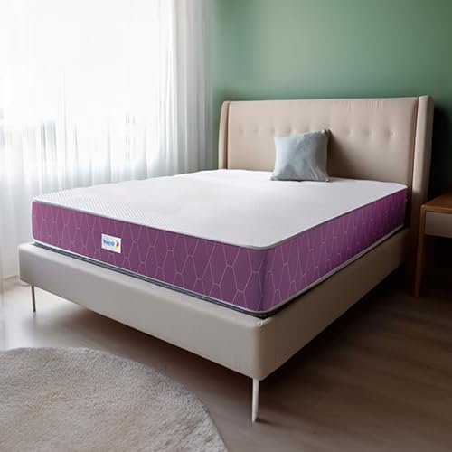 Sleepwell Ortho Mattress | High Density Resitec (HR) Foam | Medium Firm | Memory Foam | Breathable Fabric | King Size Mattress | 78X72X6 | 10 Yrs Warranty