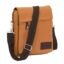 Storite Vertical Expandable Padded Canvas Sling Cross Body Travel Office Business Messenger One Side Shoulder Bag for Men & Women (Brown, 31 x 8 x 24.5 cm)