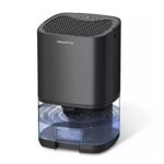 Techzere Electric Dehumidifier 350ml/Day With 1000 ml Water Tank Capacity 45 Watts for Small Rooms & Spaces