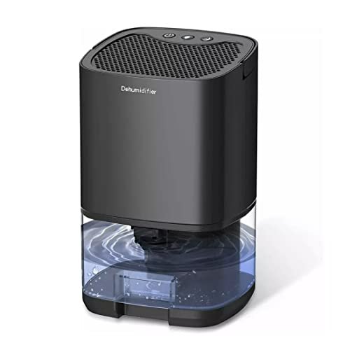 Techzere Electric Dehumidifier 350ml/Day With 1000 ml Water Tank Capacity 45 Watts for Small Rooms & Spaces
