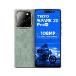 Tecno Spark 20 PRO 5G (Neon Green, 8GB+128GB) | 108MP Ultra Clear Imaging | Super Ellipse Design | MTK D6080 5G Processor | 6.78" 120Hz LTPS LCD Display | 5000mAh Battery with 33W Charger