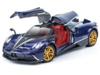 VARIYA ENTERPRISE® 1/24 BIG PAGANI Toy Car Metal Pull Back Diecast Car with Openable Door and Sound Light, Gifts Toys for Kids【 BLUE 】