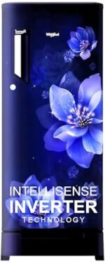 Whirlpool 192 L 5 Star Icemagic Powercool Inverter Direct-Cool Single Door Refrigerator (215 IMPC ROY 5S Inv SAPPHIRE MULIA-Z, Base Stand with Drawer, 2024 Fridge Model)
