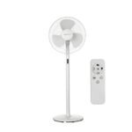 amazon basics 400 mm 2-in-1 BLDC Pedestal Fan with Remote Control and 26 Speed Fuctions | 5 star rated with efficient Copper Motor | White