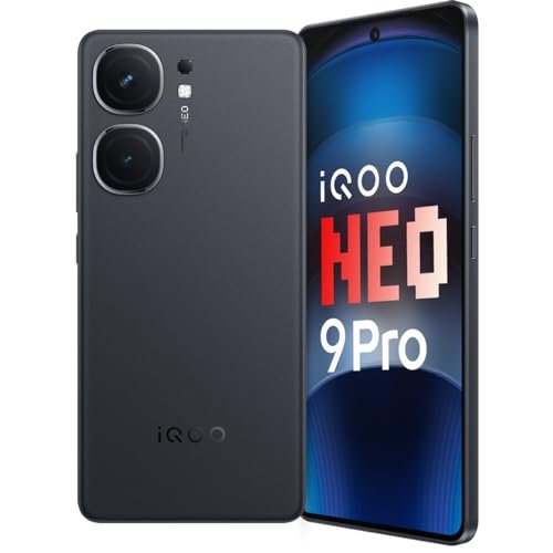 iQOO Neo9 Pro 5G (Conqueror Black, 8GB RAM, 256GB Storage) | Snapdragon 8 Gen 2 Processor | Supercomputing Chip Q1 | Flagship Level Sony IMX920 Camera