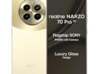 realme NARZO 70 Pro 5G (Glass Gold, 8GB RAM,128GB Storage) Dimensity 7050 5G Chipset | Horizon Glass Design | Segment 1st Flagship Sony IMX890 OIS Camera