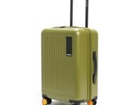 MOKOBARA The Transit Luggage Poly-Carbonate Hard Sided 8 Silent Ninja Wheels for Travelling (So Matcha, Cabin)