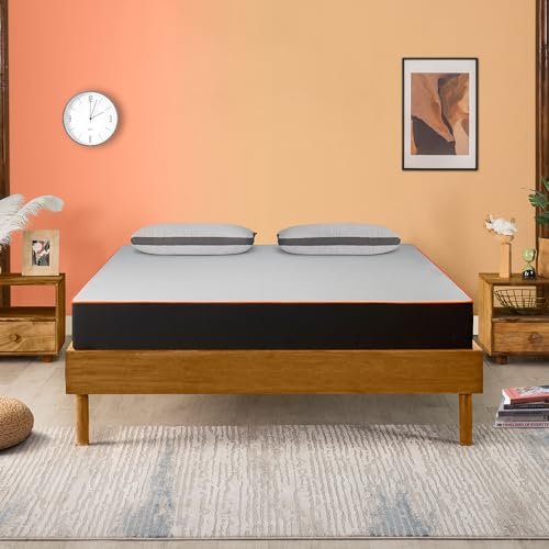 Sleepyhead Original - 3 Layered BodyIQ Orthopedic Memory Foam Mattress | Zero Partner Disturbance | Medium Firm | 10- Years Warranty | 8-Inch Bed Mattress | 78x70x8 inches (King Size Mattress)