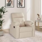 Amazon Brand - Solimo Alen 1 Seater Fabric Recliner (Beige)