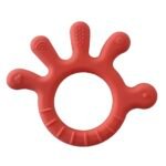 Chic Buddy Teether for 6 to 12 Months Baby, Baby Toys 6-12 Months,Teethers for 3 to 6 Months BPA Free, Teething Toys for Babies, Baby Teethers 6-12 Months & 3-6 Months, Teether for Baby (Orange)