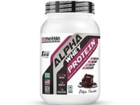 Getmymettle| Alpha Whey Protein|35.06G Protein|Whey Protein|Belgian Chocolate, 1Kg