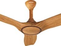 Havells 1200mm Stealth Wood Energy Saving Ceiling Fan (Pinewood Cola Chrome, Pack of 1)