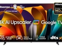 Hisense 108 cm (43 inches) E6N Series 4K Ultra HD Smart LED Google TV 43E6N (Black)