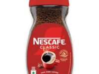 NESCAFE Classic Instant Coffee Powder | Great start to your morning | 100% Pure Coffee | 180g/190g Jar (Weight May Vary)