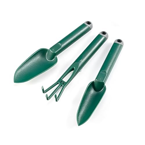 Oblivion 3 Pcs Gardening Tool Set, Hand Tool Kit for Home Gardening, Small Sized Hand Cultivator, Small Trowel, Garden Fork, Perfectly Sized, Ideal for Home Gardening and Lawn