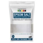 Organix Mantra Epsom Bath Salt Crystal And Bath | For Muscle Relief, Relieves Aches & Pain - 1Kg, Granule