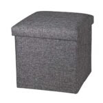 PRANIJ Cube Storage Sitting Stool - Versatile and Stylish Furniture with Hidden Storage Compartment, Perfect for Small Spaces