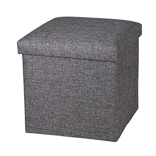PRANIJ Cube Storage Sitting Stool - Versatile and Stylish Furniture with Hidden Storage Compartment, Perfect for Small Spaces