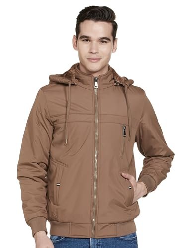 Qube By Fort Collins Mens Polyester Standard Length Jacket