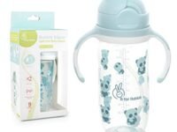 R for Rabbit Premium Bubble Baby Sipper |10 fl oz | Anti Spill Sippy Cup with Soft Silicone Straw BPA Free & Non Toxic for Baby/Kids of 9+ Months - (300 ml Blue)