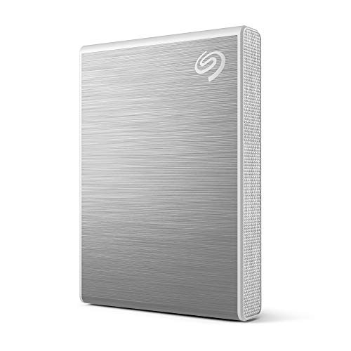 Seagate One Touch 1TB External SSD up to 1030 Mb/s, for Windows and Mac, with Android App, 3 yr Data Recovery Services, Portable SSD, 6 Month Mylio Create and Dropbox Plan – Silver (STKG1000401)