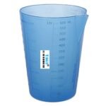 TAG3 ® Professional Plastic Measure Cup Glass for Kitchen Cooking Baking & Measuring Solids and Liquids | 600 ml | 2 1/2 Cups - Blue