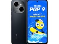 TECNO POP 9 (Startrail Black, 3GB+64GB) |India's 1st Mediatek G50 | IP54 Rated | IR Remote | Dual Speaker with DTS | 36 Month Lag Free Fluency | 15W Fast Charging Support | 5000 mAh Battery