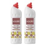 Vooki Heavy Duty Toilet Cleaner, Fumeless Deep Action Toilet Bowl Cleaner Liquid - 500 Ml Each (Pack of 2)