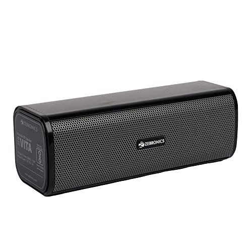 ZEBRONICS Zeb-VITA Wireless Bluetooth 10W Portable Bar Speaker with Supporting USB, SD Card, AUX, FM, TWS & Call Function. (Grey)