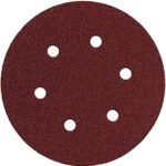 H9 Round Sandpaper 8-Hole Hook & Loop Sanding Disc 5 inch for Orbital Circular Sander 125mm P120 Grits, (Pack of 25)