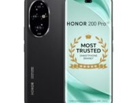 HONOR 200 Pro 5G (Black, 12GB+512GB) | 6.78-inch AMOLED Quad-Curved Display | Dual OIS 50MP+50MP+12MP Camera | 50MP Selfie Camera | Snapdragon 8s Gen 3 | AI-Powered MagicOS 8.0 | Without Charger
