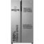 Haier 596 L, 3 Star, 100% Convertible Fridge Space, Expert Inverter, Frost Free Side by Side Refrigerator, (HES-690SS-P, Shiny Silver)