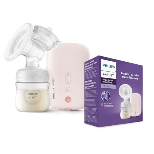 Philips Avent Electric Breast Pump | No.1 Brand Recommended by Moms Worldwide | Natural Motion Technology | One Size Fits all | 3X Faster Expression | 8 + 16 Expression and Stimulation settings | Corded | Quiet Motor | SCF395/11