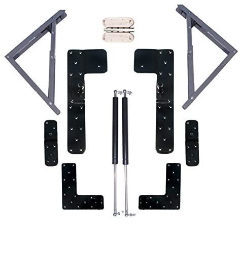 Murphy Bed Hardware kit with Folding Bracket .Easy DIY Vertical Wall Bed |150kg+150kg Hydraulic Capacity Mechanism | Calling Customer Support